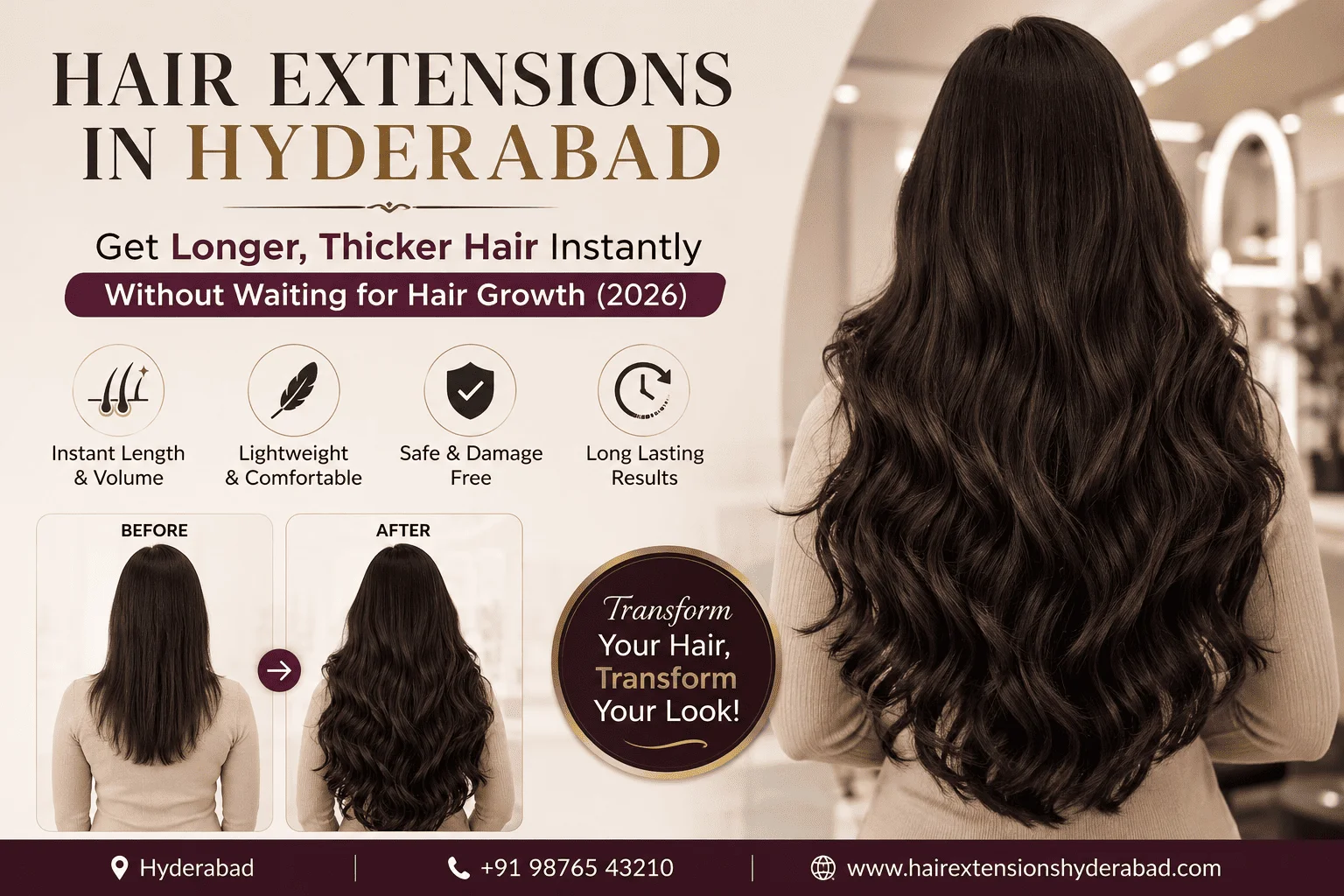 Hair Extensions in Hyderabad