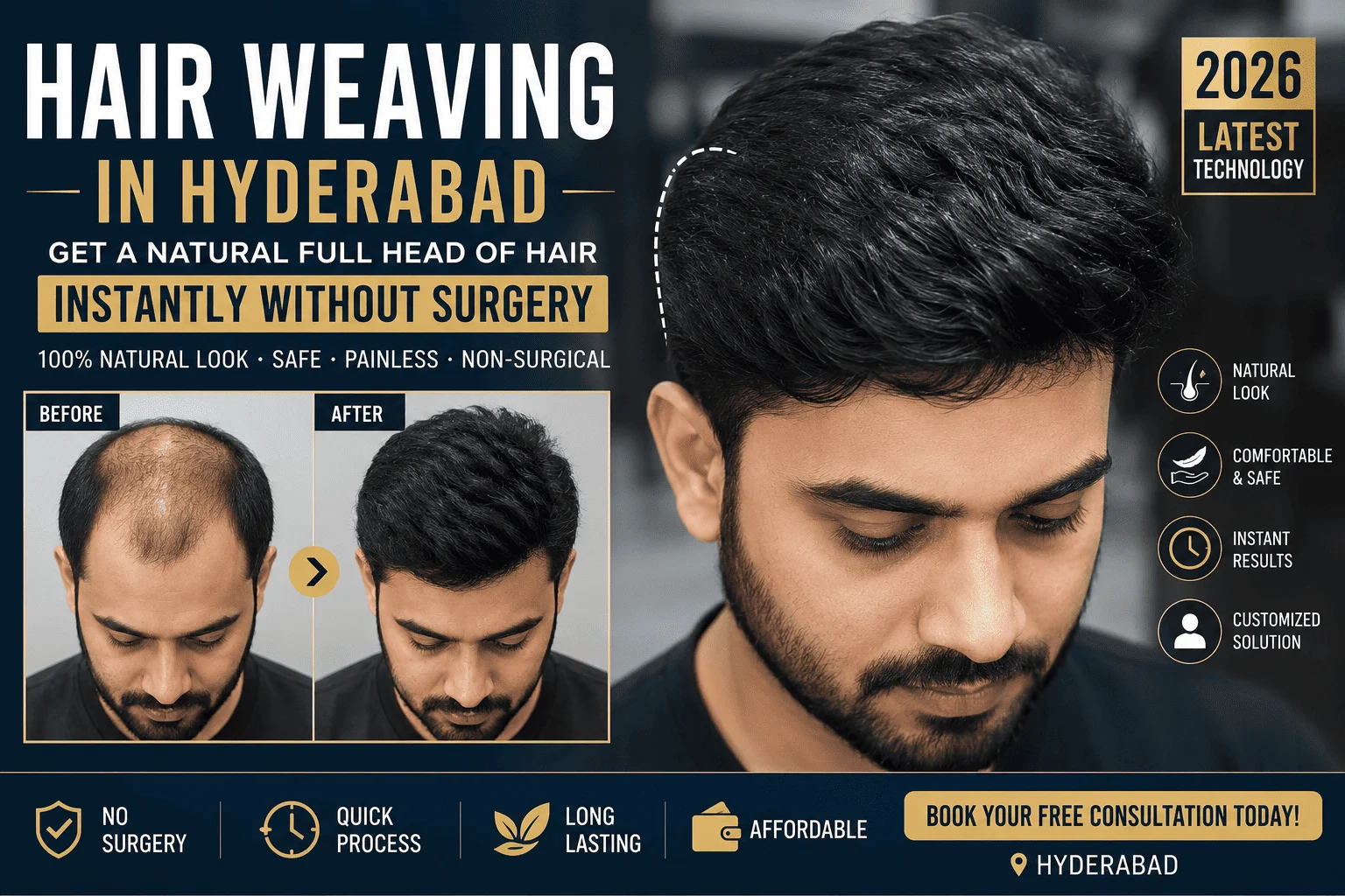 Hair Weaving in Hyderabad